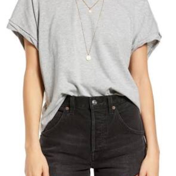Free People You Rock Tee Heather gray sm - Picture 4 of 4